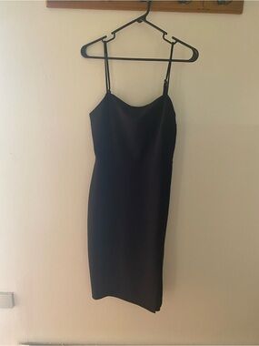 Little Black Dress with slit